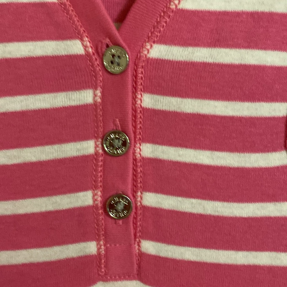 Chaps large pink and white top with adorable pockets excellent condition - Picture 6 of 7